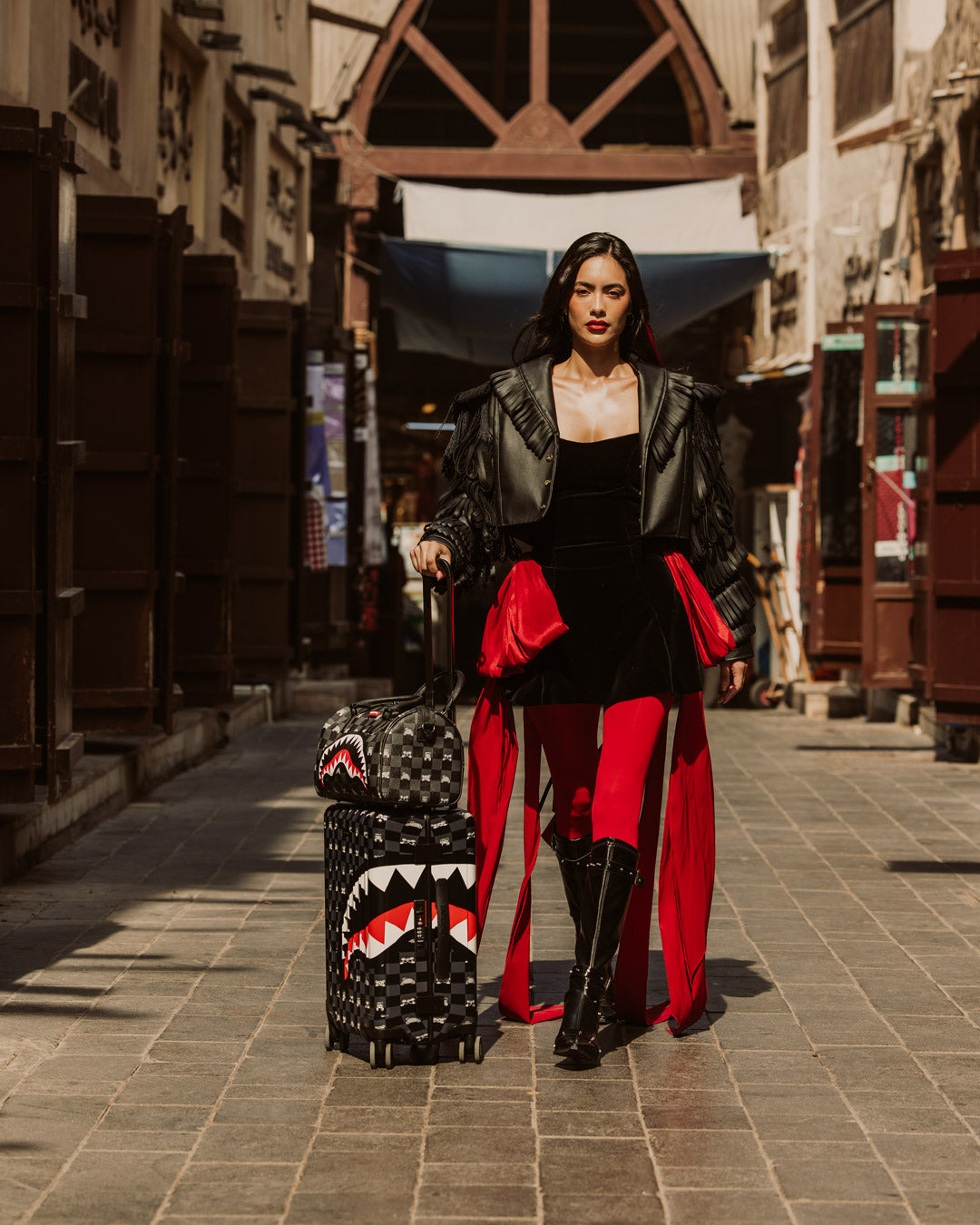 SHARK MOB HIDEOUT CARRY-ON LUGGAGE