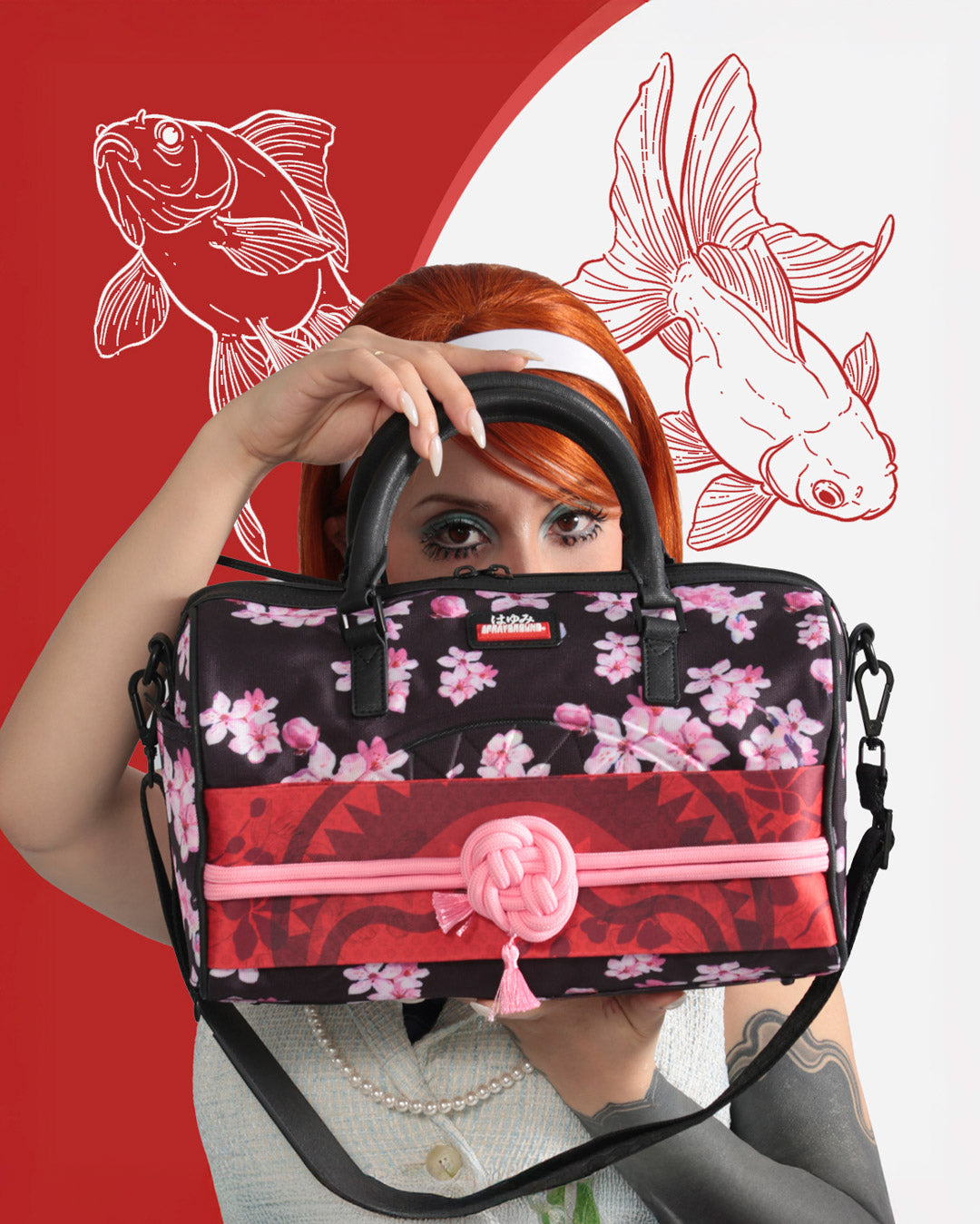 OUKA KENRAN HAYUMI HOKAZANO OFFICIAL COLLAB MINI DUFFLE