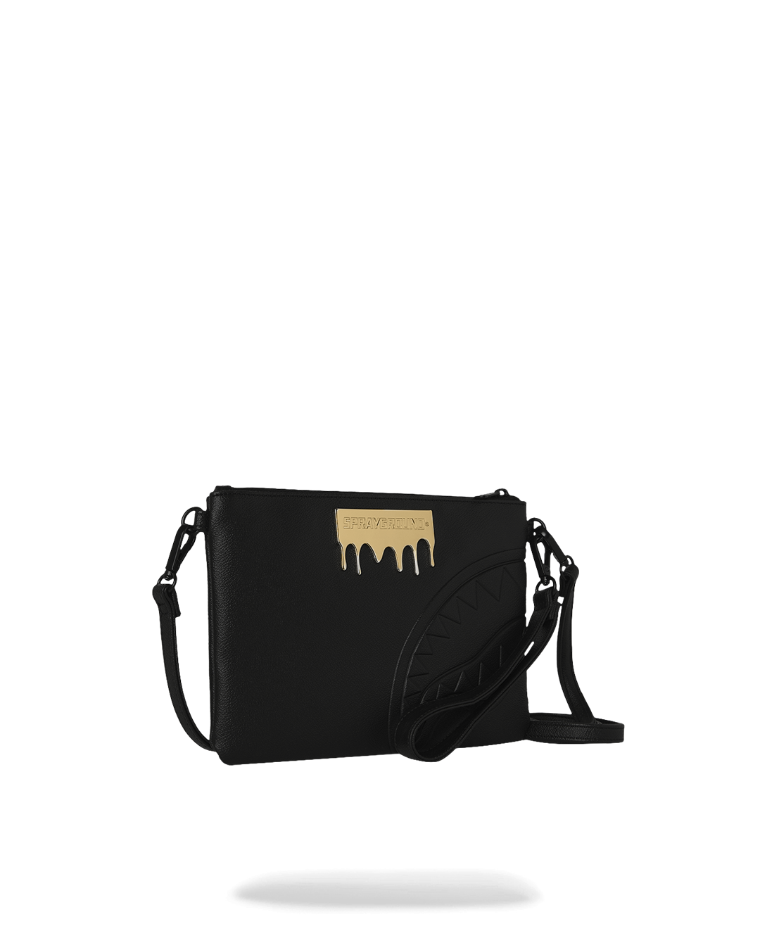 GOLD BRICK DRIP CROSSOVER CLUTCH