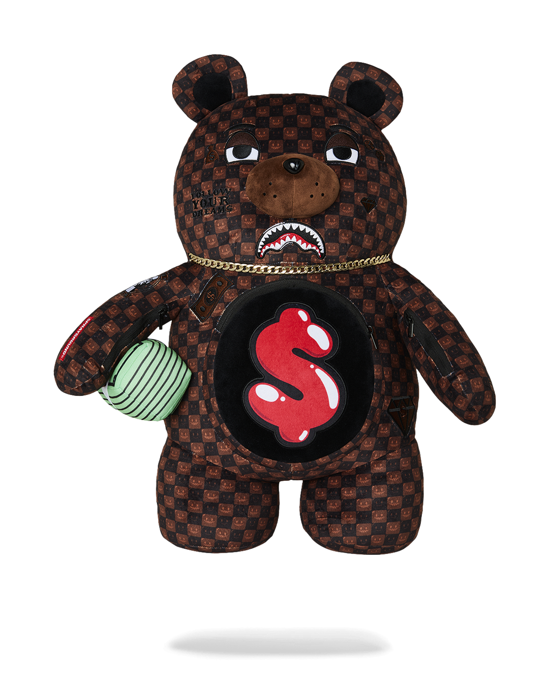 SHARKS IN PARIS GRIN & GRIND MONEYBEAR BACKPACK