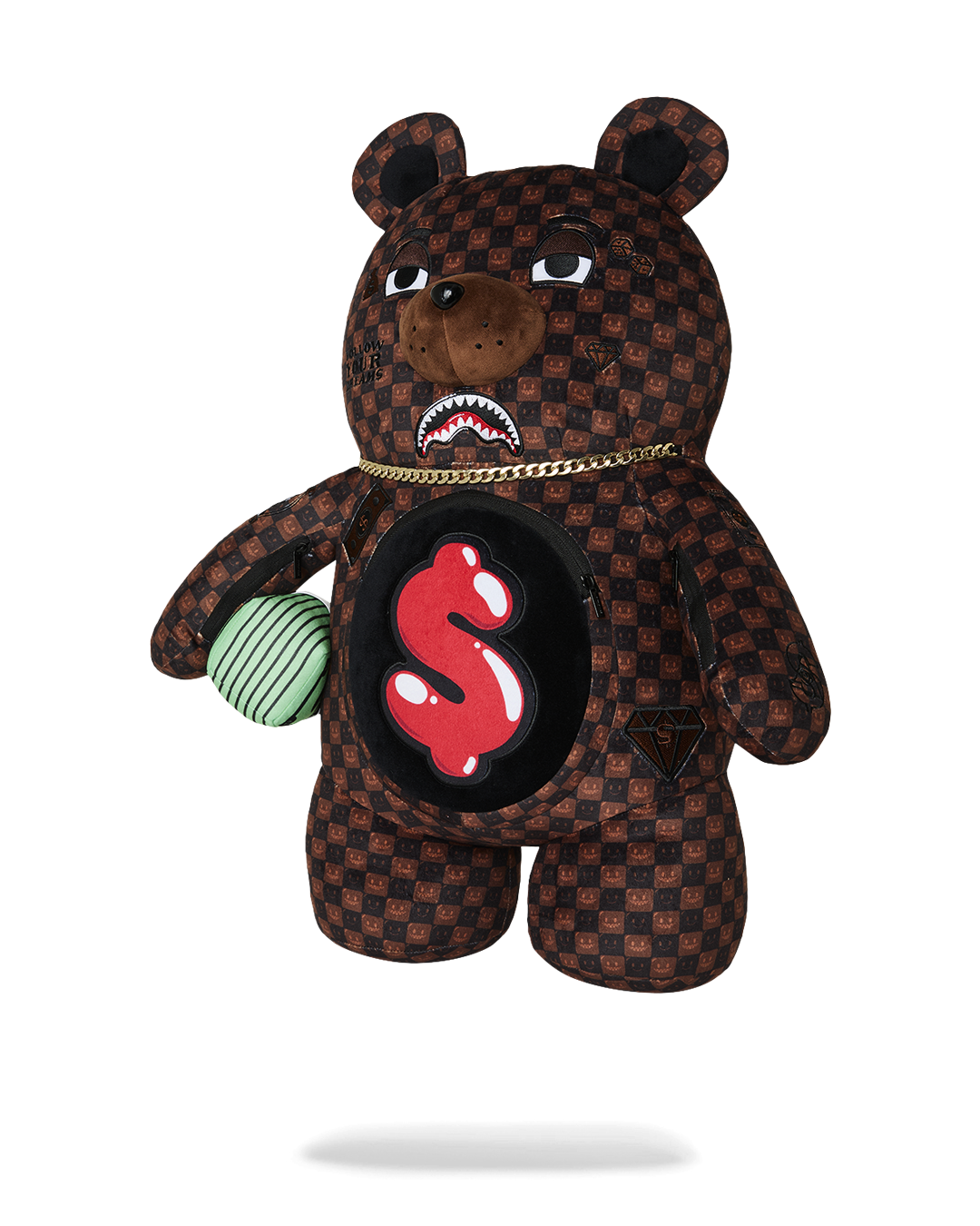 SHARKS IN PARIS GRIN & GRIND MONEYBEAR BACKPACK