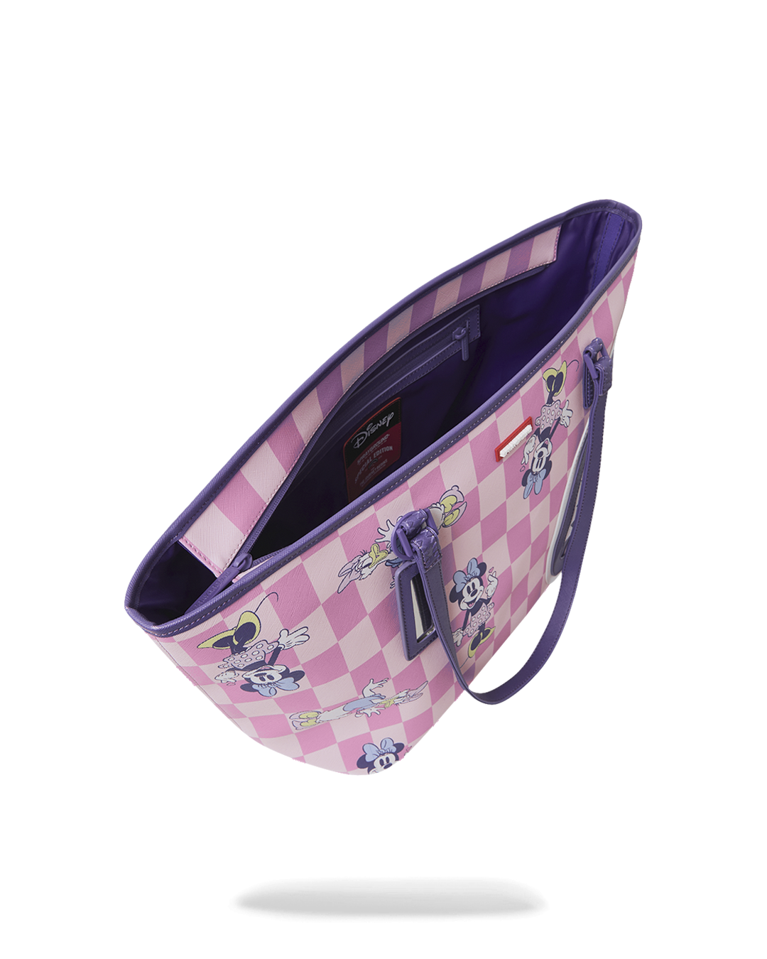 DISNEY MINNIE DAISY CHECK TOTE
