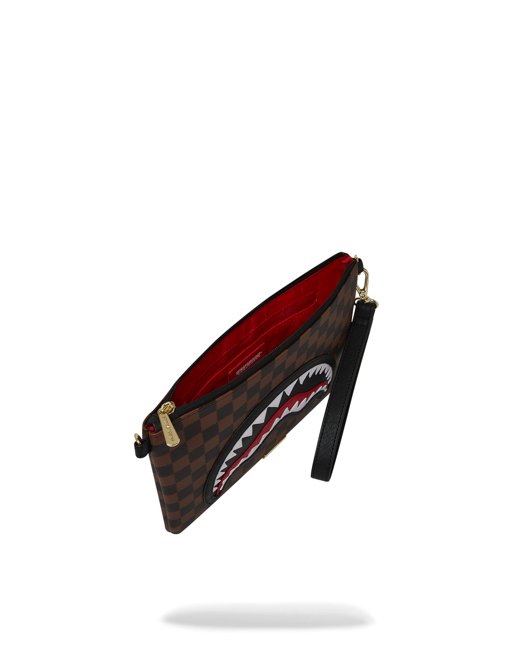 SAWTOOTH SHARKS IN PARIS CROSSOVER CLUTCH